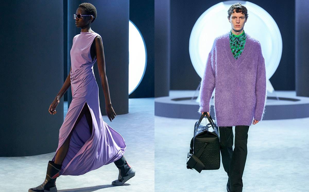Gespot Op De Catwalk Digital Lavender Kleur Van Het Jaar 2023